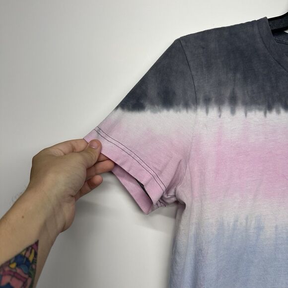 Pink Oversized Tie Dye Short Sleeve T Shirt Women’s Size: Small - Picture 2 of 7